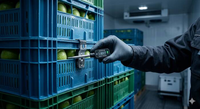 Cold chain temperature monitoring with Sensecon smart sensor